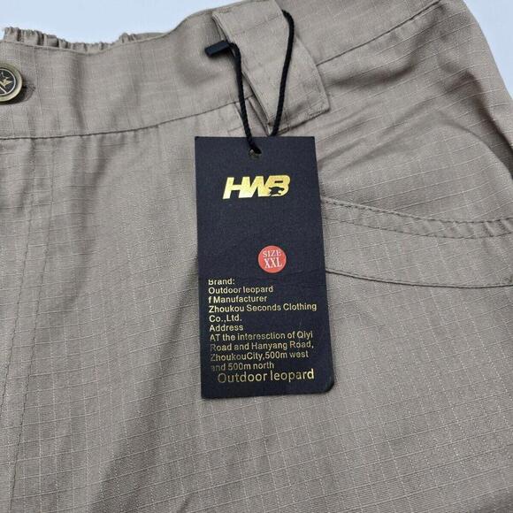 HWV Outdoor Leopard Shorts Men 2XL Brown (56-7) - Picture 2 of 7